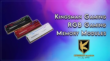 Kingsman Gaming RGB Gaming Memory Modules - Unboxing & Overclocking