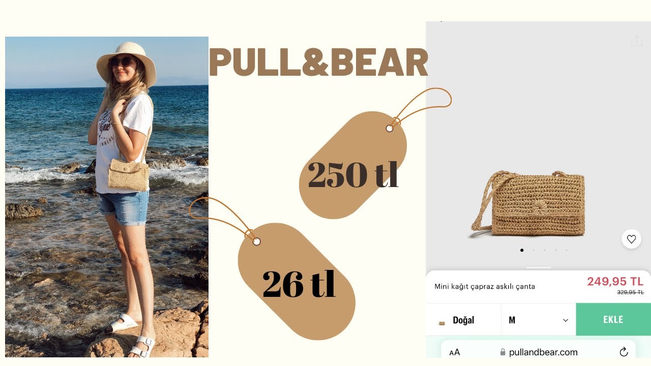 PULL&BEAR 250 TL OLAN MİNİ ÇANTA YAPIMI 🌸 KAĞIT İPLE KOLAY ÇANTA #crochet #markachallenge #bag