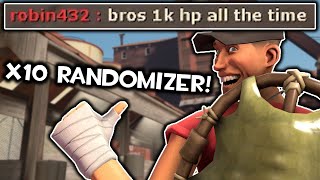 [TF2] x10 Randomizer but It Goes HORRIBLY Wrong!