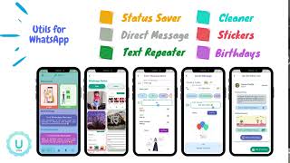 Utils: Status Saver, Direct Message, Stickers | One Application for all WhatsApp Features screenshot 3