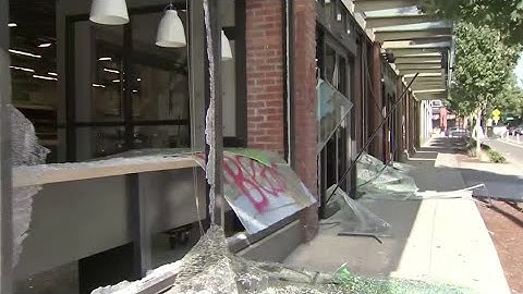 Video shows damage amid Seattle protests