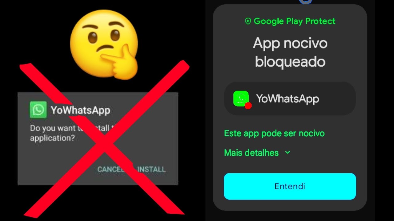 Aplicativo NOCIVO bloqueado pelo Play Protect COMO PROCEDER YouTube