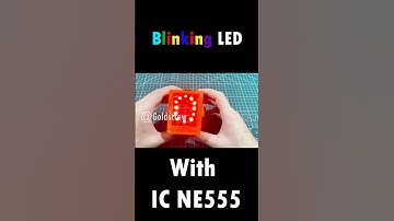 Blinking LED With IC NE555