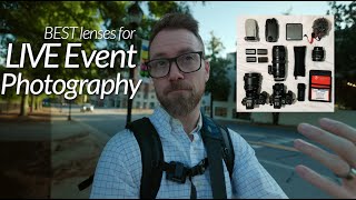 BEST lenses for LIVE Event Photography // Canon R6