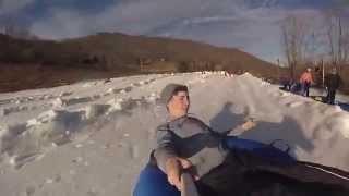 Hawks Nest NC Snowtubing 2014 - GoPro