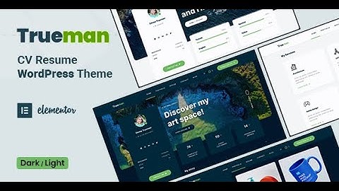 CV Resume WordPress Theme - Trueman: How to Install Theme & Import Demo