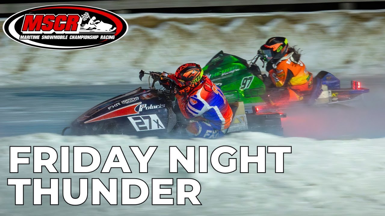 Friday Night Thunder | Snowmobile Racing Under the Lights | MSCR 2025