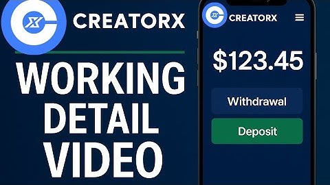 CreatorX Full Working Details | Complete Guide