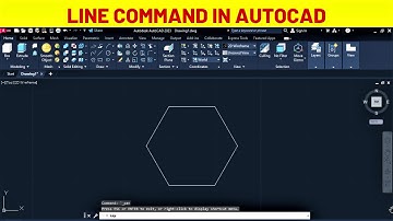 AutoCAD Tutorial: Creating a Hexagon Using the Line Command
