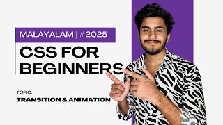 CSS Malayalam Tutorial |Transition and Animation | Day 10 CSS for Beginners: