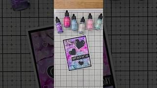 Tim Holtz Alcohol Ink Valentine's Day Card by Kulbir Kirkland