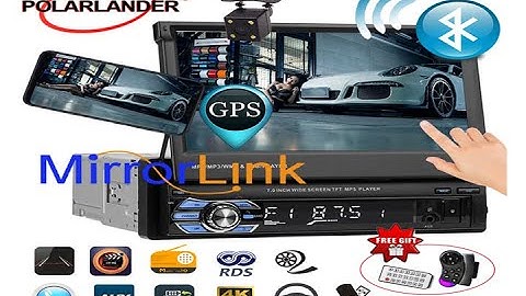2022 NEW Car Radio 7" Single Din Car Stereo Radio MP5 Player GPS NAV US Map Bluetooth Mirror Link