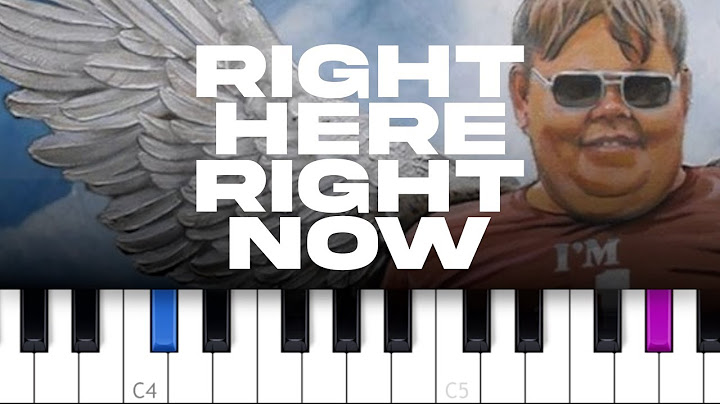Right Here, Right Now Piano version - Piano performance video thumbnail