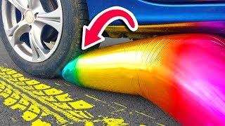 CRUSHING Crunchy & SOFT Things by CAR - Satisfying videos screenshot 5