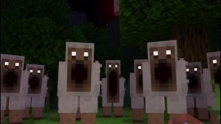 Minecraft, but the world is haunted…