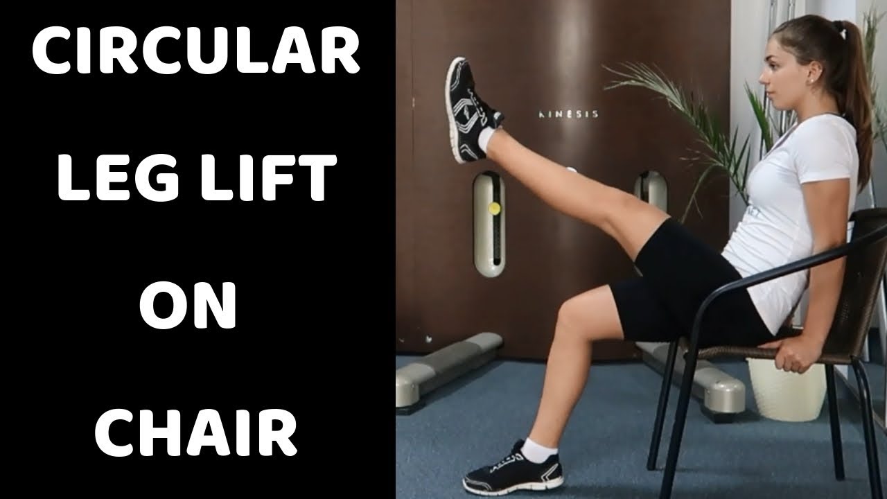 Circular leg lift on chair for female YouTube