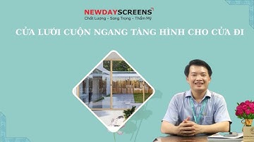 Cửa lưới muỗi cuộn ngang tàng hình tàng hình cho khách sợ tối và xấu |Cửa lưới Hennesa|08 3398 3399