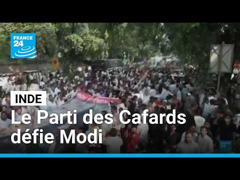 Inde : deux dirigeants du Parti des Cafards arrêtés après un week-end de manifestations