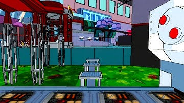 The Simpsons Game Walkthrough part 6 - The Game Engine
