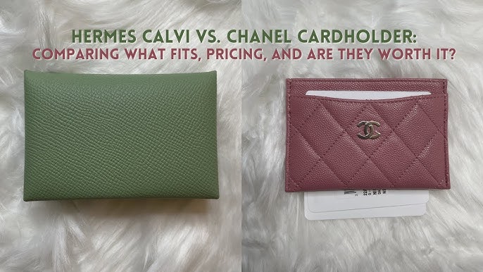 HERMES CALVI DUO REVEAL  VS HERMES CALVI CARD HOLDER 