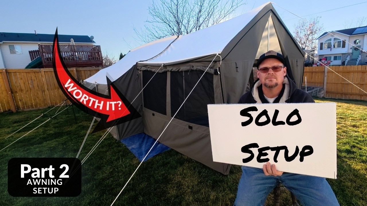 Kodiak 6170 Vestibule Setup SOLO (Model 1672 Awning Guide) | Part