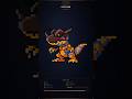 Evolving Agumon into Greymon with Pure Code 🔥 #greymon #creativecoding #pixelart
