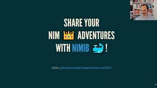 Pietro Peterlongo: Share your Nim adventures with Nimib (NimConf 2021) screenshot 4