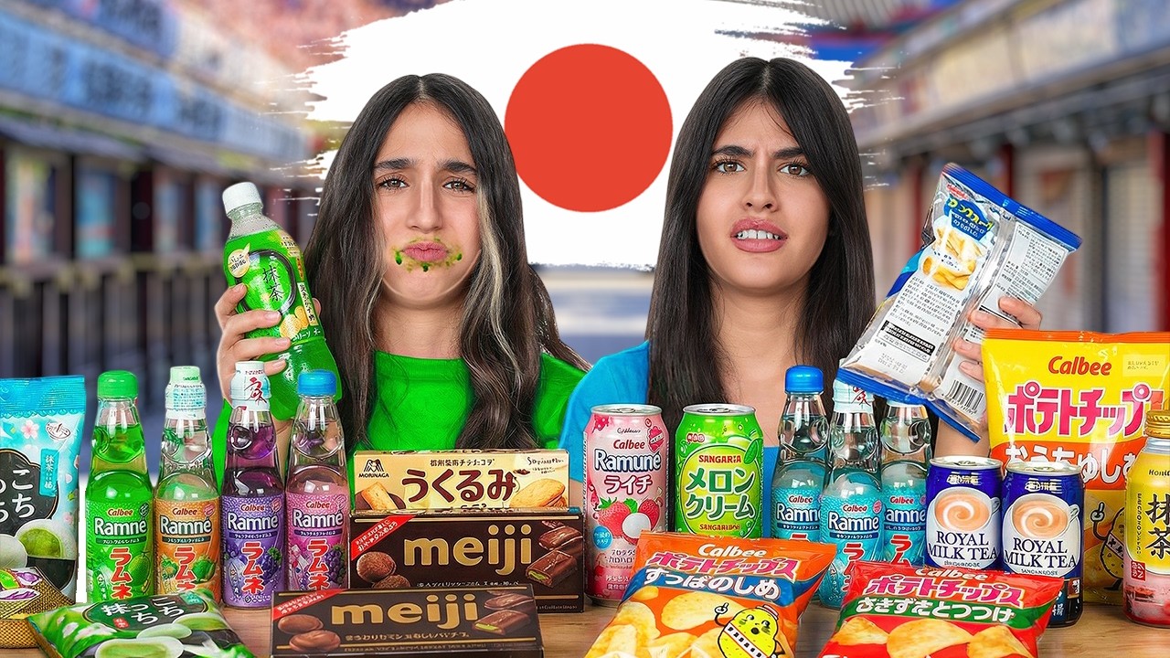 טועמים ממתקים יפנים מוזרים