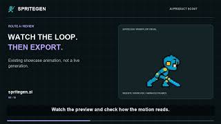 From Character Idea to Sprite Sheet: A SpriteGen Workflow for Indie Games