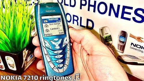 Nokia 7210 ringtones ♫ - by Old Phones World