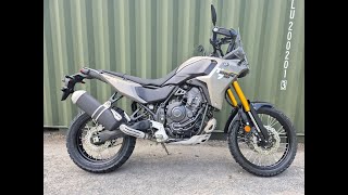 2025 Yamaha Ténéré 700 in Frozen Titanium. In stock at Mototechniks.