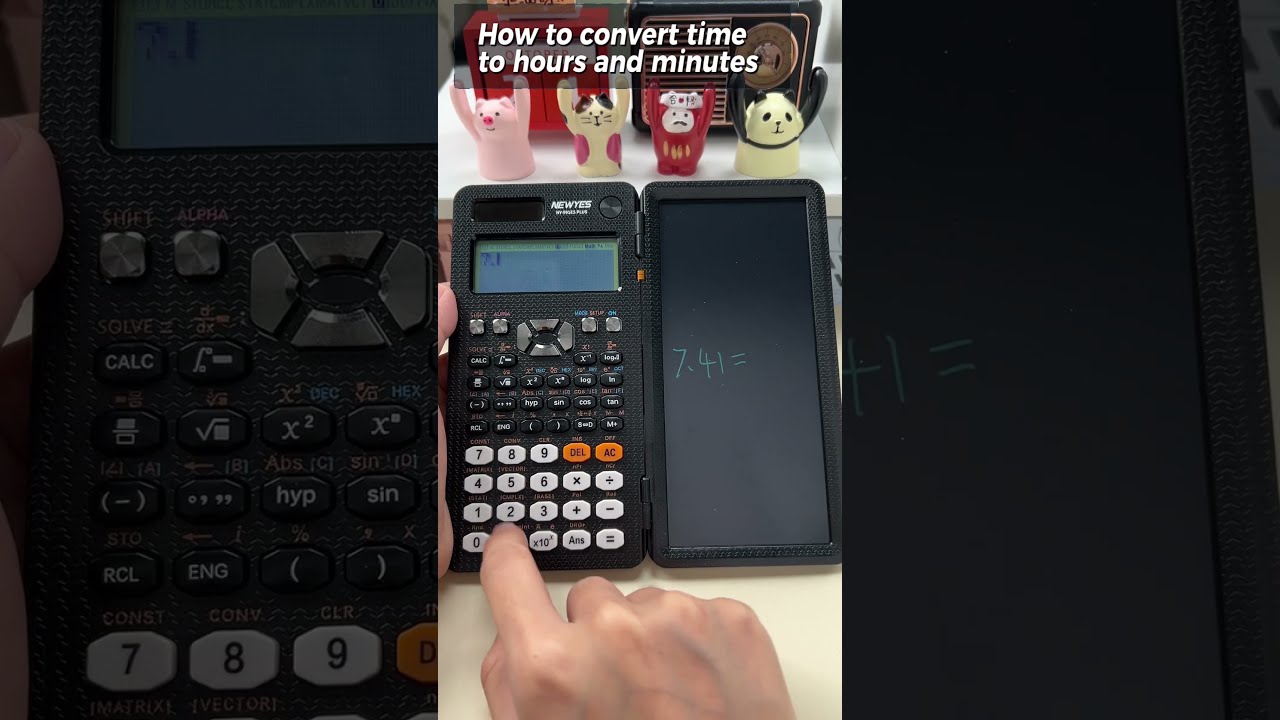 How To Convert Time Hours And Minutes In NEWYES Scientific Calculator Es991 Scientificcalculator