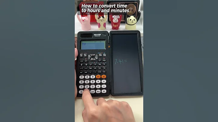 How to convert time to hours and minutes in NEWYES Scientific Calculator es991 #scientificcalculator