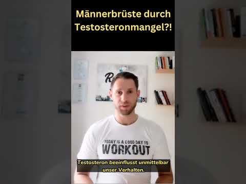 Männerbrüste Durch Testosteronmangel Viele Männer Haben Mit Diesen Problemen Zu Kämpfen...