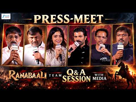 Ranabaali Movie Team Q&A Session With Media at Press Meet | Vijay Deverakonda | Rashmika | Rahul