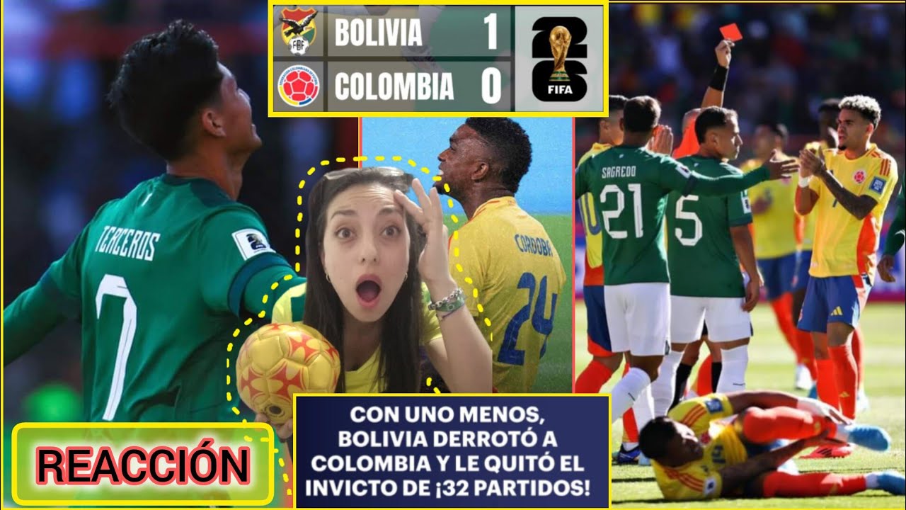 Bolivia 1 vs 0 Colombia I Reacción I Invicto Eliminatorias Mundial 2026 ...