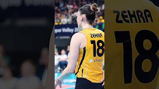 Zehra Gunes volleyball Queen 😍 #zehragunes #selenerdem #youtubeshorts #volleyball #turkey #sports