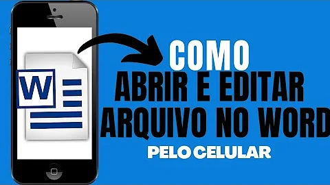 Como eu criar um documento de texto no celular?