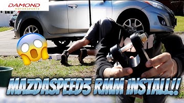Mazdaspeed3 Damond Rear Motor Mount INSTALL & REVIEW!