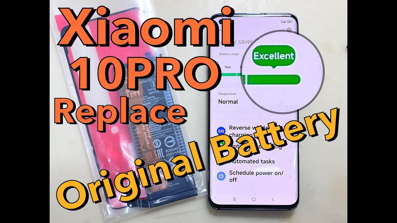 如何更換小米手機電池 小米10換電池 小米10PRO換電池 全新原廠電池 含原廠專用背蓋膠  BM4M BM4N 客人在別家換電池仍耗電 打開後發現是拿二手當全新換 夭壽喔