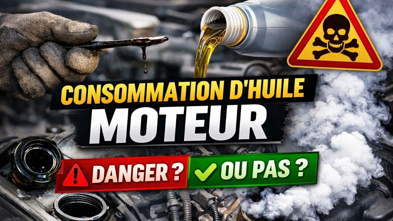 Consommation d'huile moteur : Danger ou pas ? Causes, risques et solutions