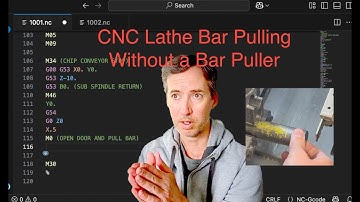CNC Lathe Bar Pulling without Bar Puller