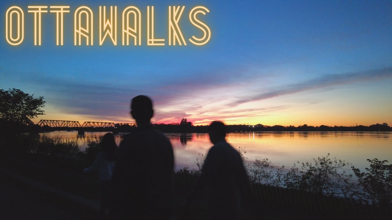 Sunset walk along Ottawa River - Trillium Pathway to Canadian War Museum - May 24 2022
