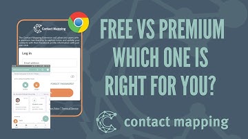 Contact Mapping  Free Version Vs Premium Membership Benefits