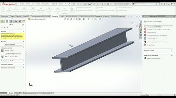 Análisis estático de una Viga (Solidworks2019)