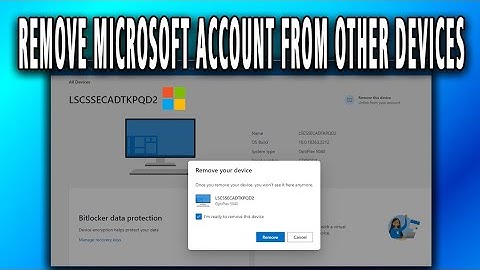How to Remove Microsoft Account from Other Devices (full guide)