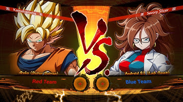 Goku (SS1) VS Android 21 (Lab Coat) | Dragon Ball FighterZ | XBOX Series X Gameplay