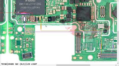 TECNO SPARK 30C KL5 LCD Light No Grapice Problem Hardware Solution
