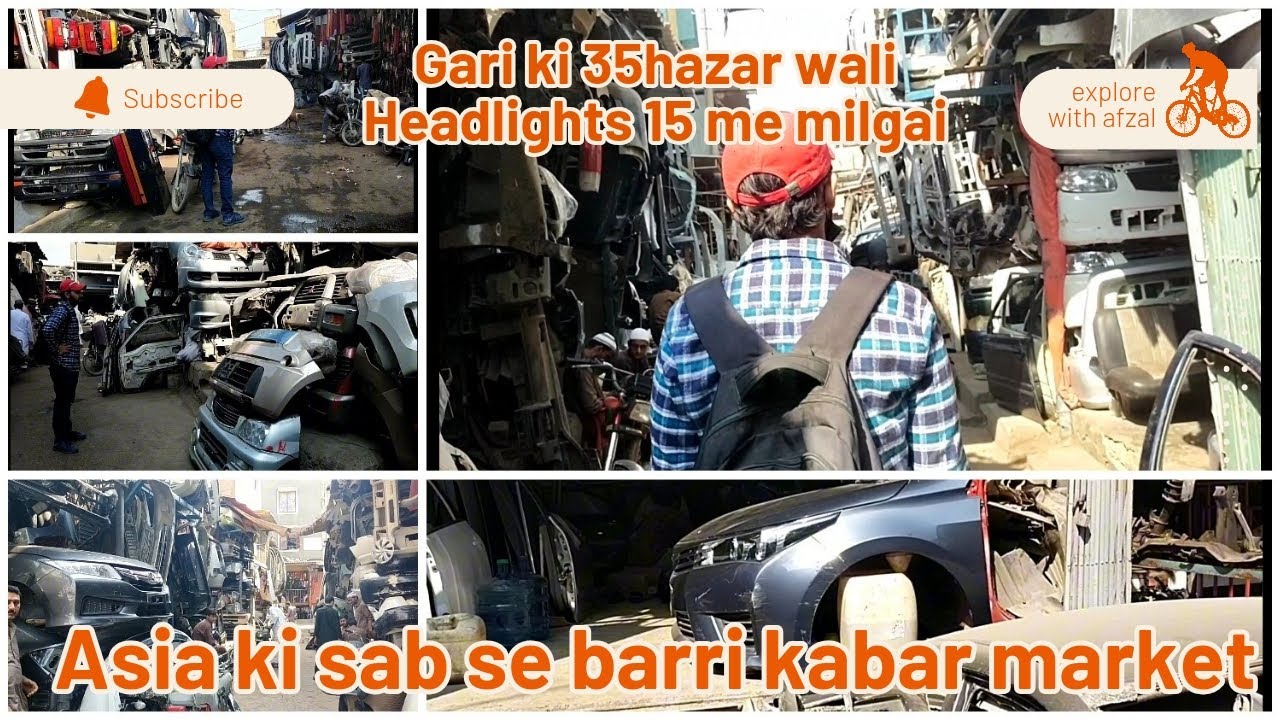 Sher shah market karachi car parts Asia Biggest Scrap Market YouTube