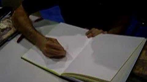 J Scott Campbell Sketches at San Diego Comic Con 2005